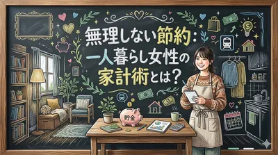 無理しない節約：一人暮らし女性の家計術とは？
