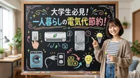 大学生必見！一人暮らし電気代平均と節約10選