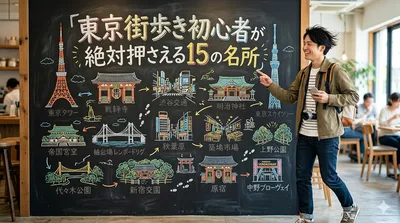 東京街歩き初心者が絶対押さえる15の名所
