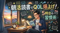 朝活読書でQOL爆上げ！5時台の習慣術