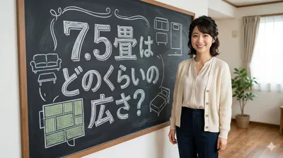7.5畳はどのくらいの広さ？一人暮らしに最適な3つの実例をご紹介