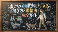 抜けない猫散歩用ハーネスの選び方と調整法完全ガイド