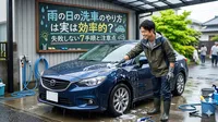 雨の日の洗車のやり方は実は効率的？失敗しない7手順と注意点