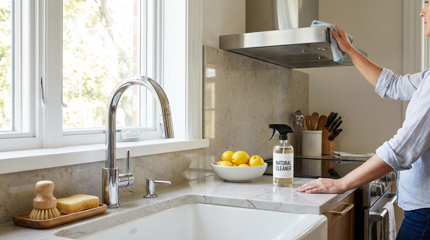 キッチンの掃除のやり方は?時短でピカピカになる手順をご紹介!