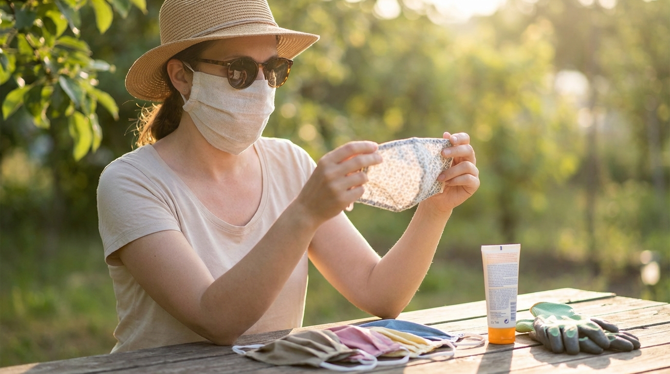 日焼け対策フェイスカバーの選び方｜焼けない・苦しくない1枚は？