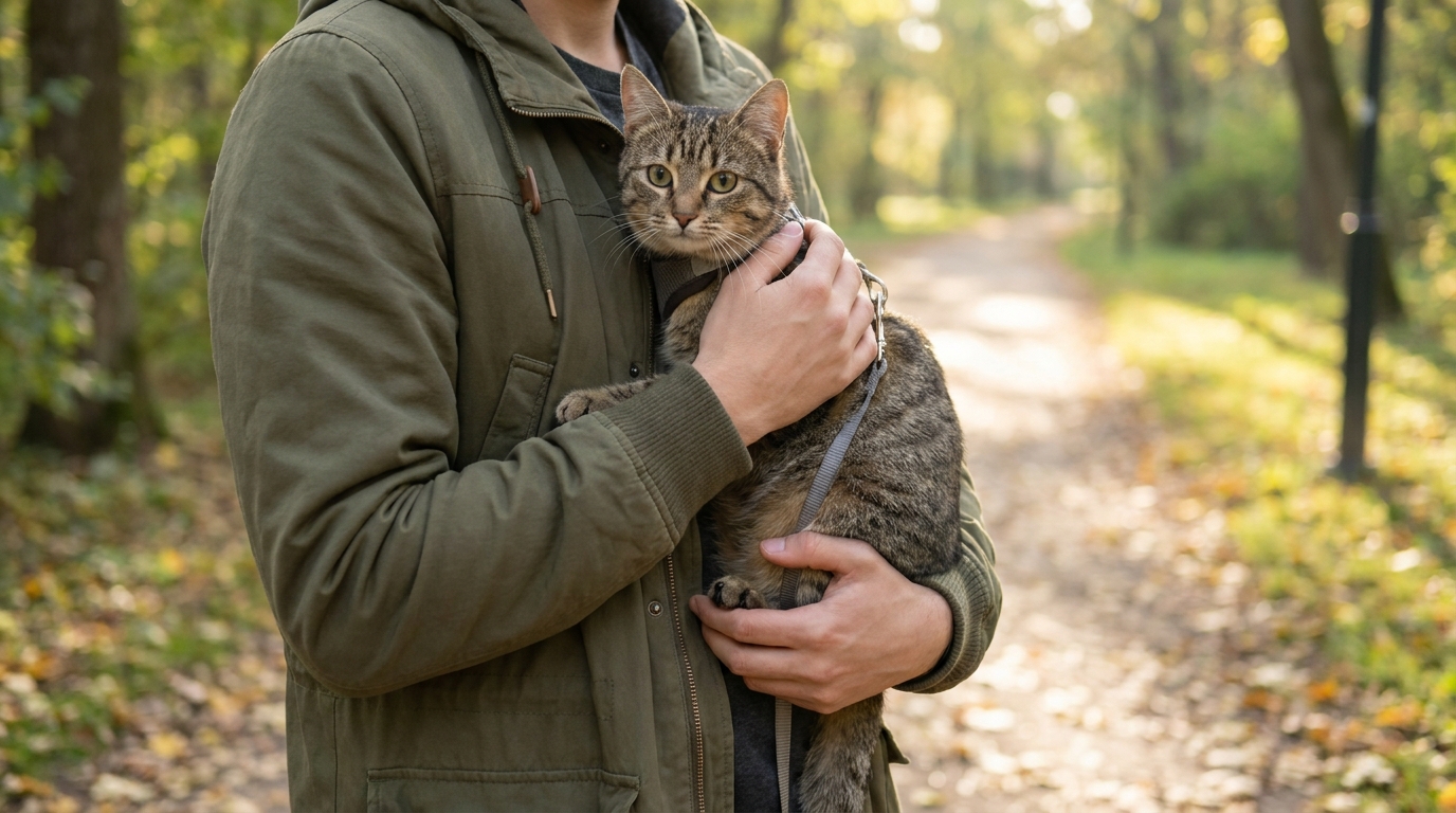 猫の散歩で抱っこは安全？危険と言われる3つの理由を徹底解説！