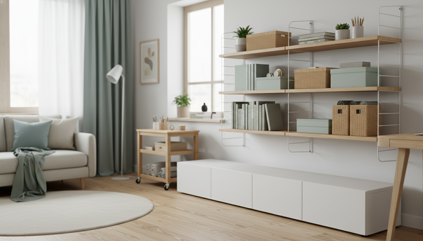 狭い部屋の収納は「デッドスペース・可動式・低圧迫」がカギになります