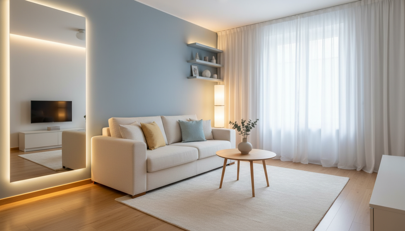 色と光の工夫でお部屋が広く感じられる理由