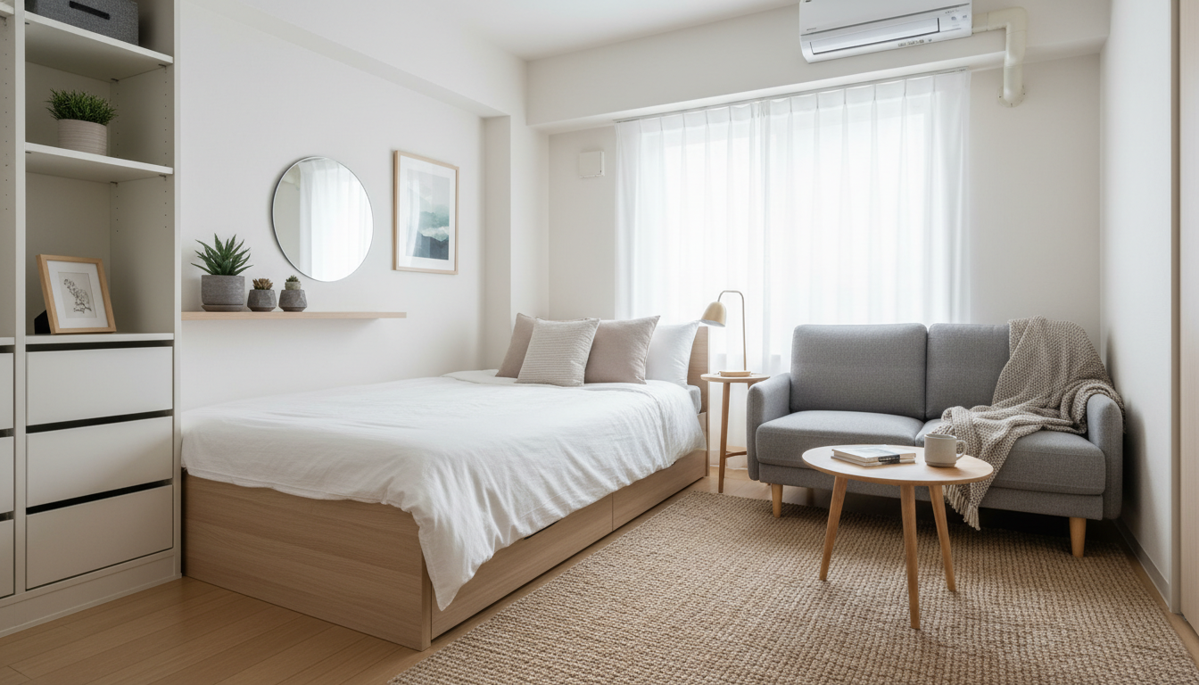 なぜ5畳のお部屋でも広く見せることができるの？